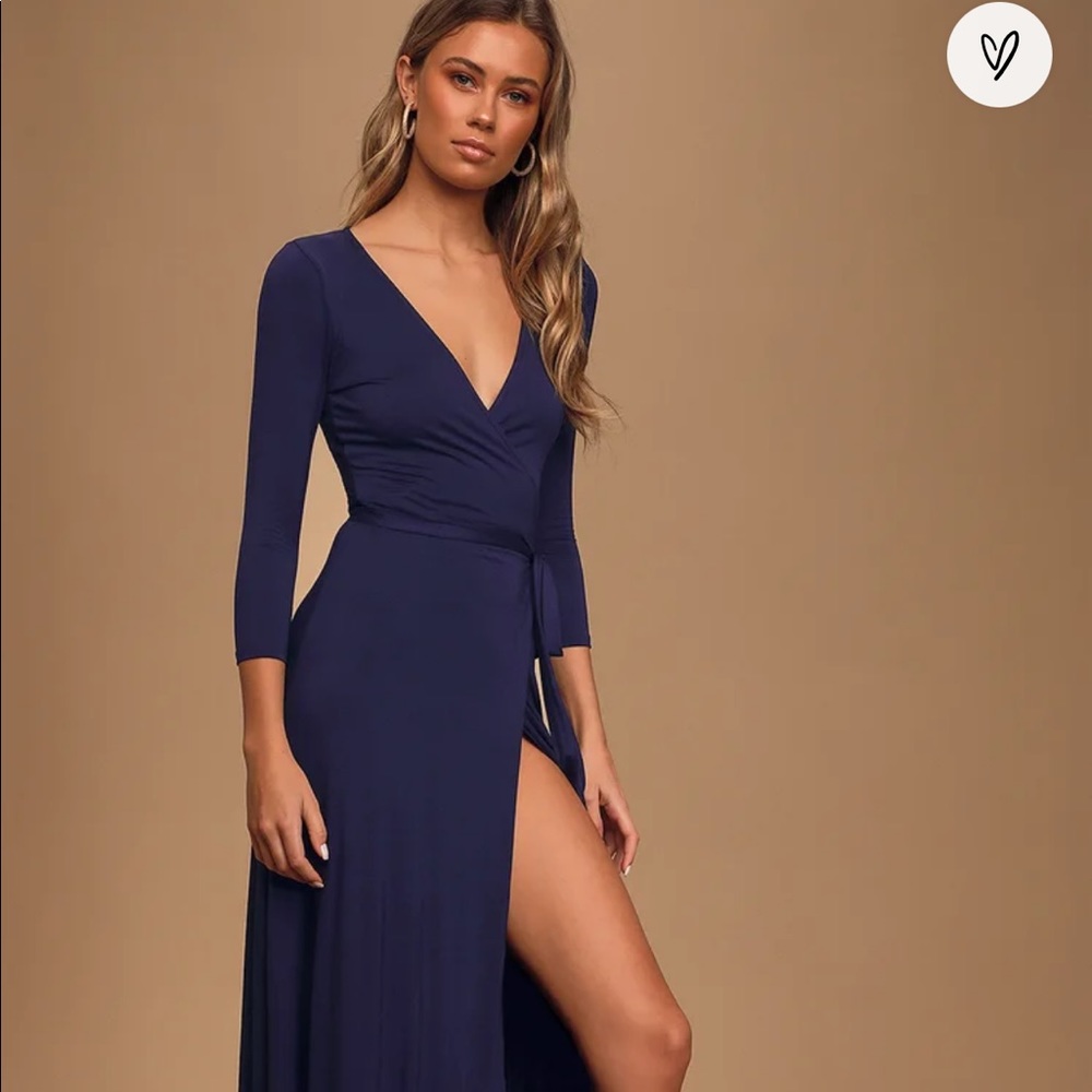 Never Worn lulus wrap dress
